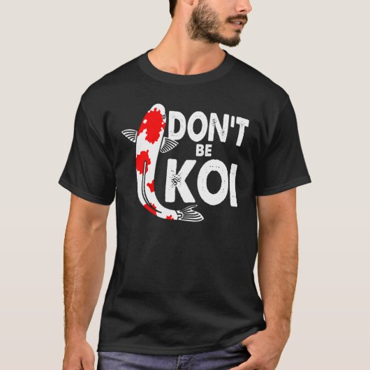 Koi-visvangst Koi-viskarper Japans Q T-shirt (Voorkant)