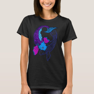Koi Visvijver Yin en Yang T-shirt