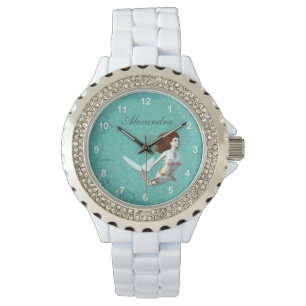  Koi Zeemeermin zwemmen onder water Horloge