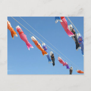 Koinobori (karper slingers): Japan Briefkaart