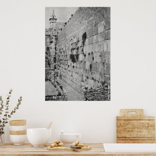 KOISEL - 1870 - WAILING WALL - ISRAËL - POSTERS (Cuisine)