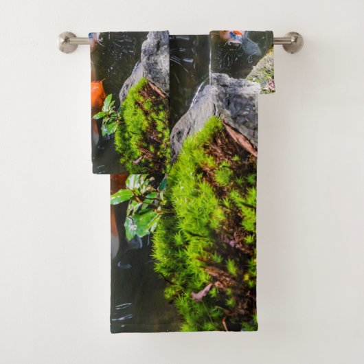 Koivis in een vijver bad handdoek (Insitu)