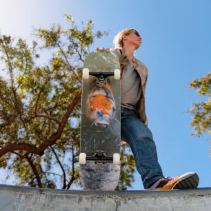 Koivis in een vijver skateboard
