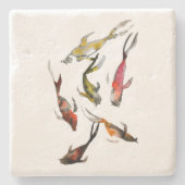 Koiviswaterverf Stenen Onderzetter (Voorkant)