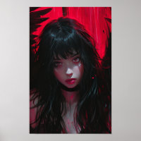 Kojairo Gothic Manga Anime Meisje Poster