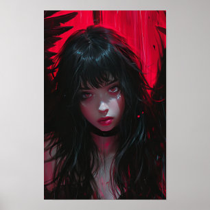 Kojairo Gothic Manga Anime Meisje Poster