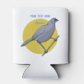 Kokako NZ Bird Blikjeskoeler (Achterkant)