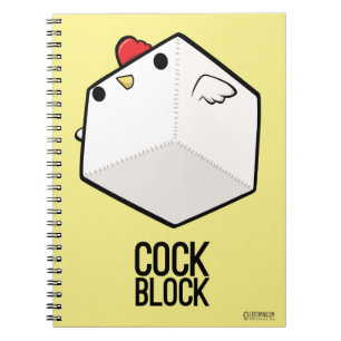 Kokblokje schattig voor een grapje notitieboek