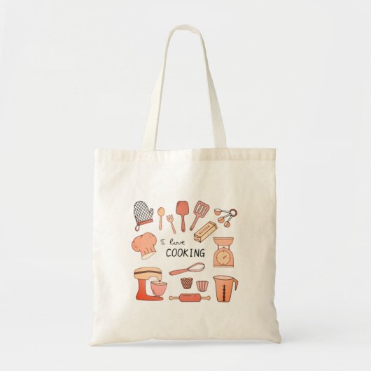Koken, bakken, gebruiksvoorwerpen tote bag (Voorkant)