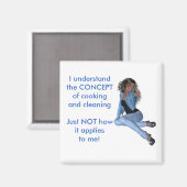 Koken en schoonmaken??? magneet (Voorkant / Achterkant)