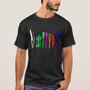 Koken in kleuren t-shirt