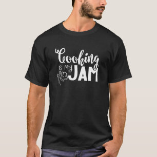 Koken is mijn Jam Cute Lunch Lady terug naar schoo T-shirt