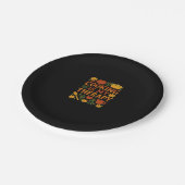 Koken is mijn therapie Oversized T-shirt Papieren Bordje (Gekanteld)