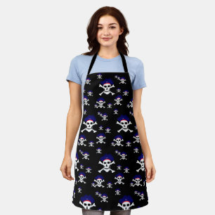 Koken kapitein Jack & Pirates Flag Chefs keuken Schort