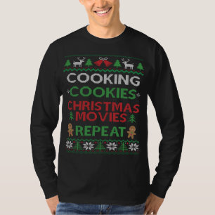 Koken Lover Chef Gift Grappige Kok Lelijke Kerstmi T-shirt
