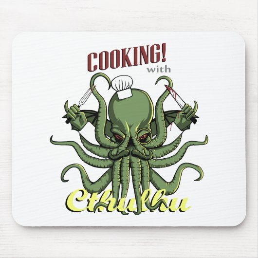 Koken met Cthulhu Muismat (Voorkant)