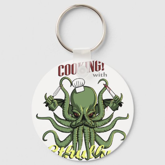 Koken met Cthulhu Sleutelhanger (Voorkant)