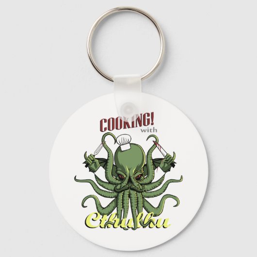 Koken met Cthulhu Sleutelhanger (Voorkant)