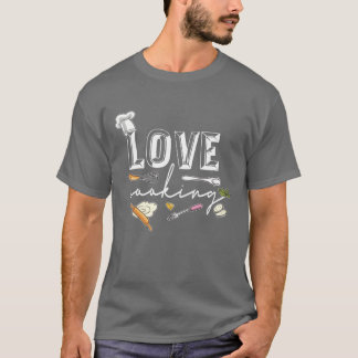Koken met de familie leuk t-shirt