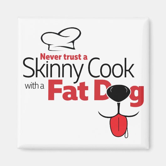 Koken met Fat Dog - Magnet Magneet (Voorkant)