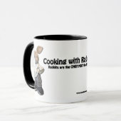 Koken met konijnen - Mok (Voorkant links)