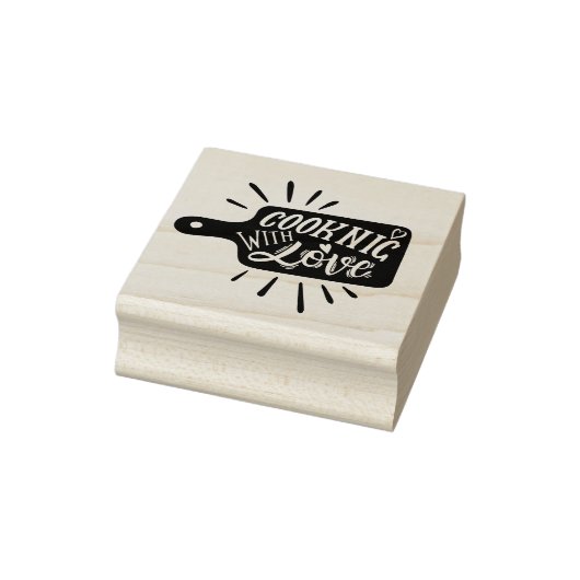 Koken met Liefde Rubberstempel (Stempel)