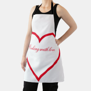 Koken met liefde schort