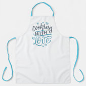 Koken met liefde schort (Voorkant)