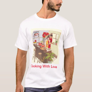 Koken met liefde t-shirt