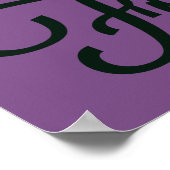 Koken met wijngrappig Poster (Hoek)