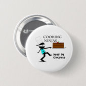 Koken Ninjas Ronde Button 5,7 Cm (Voorkant /achterkant)