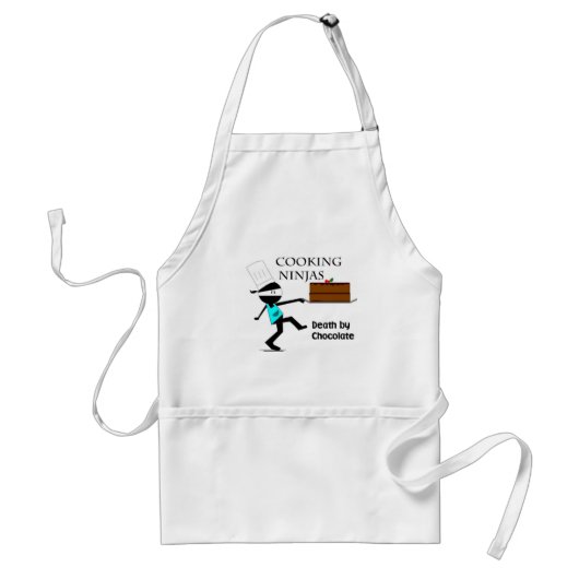 Koken Ninjas Standaard Schort (Voorkant)