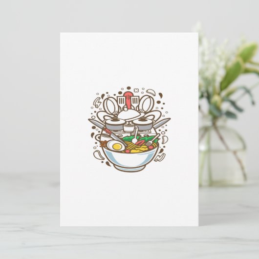 Koken Ramen Kaart (Staand voorkant)