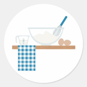 Koken Ronde Sticker