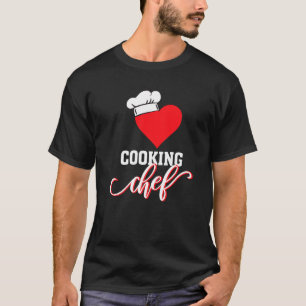 Koken van Chef Kitchen Heart Chef Pet T-shirt