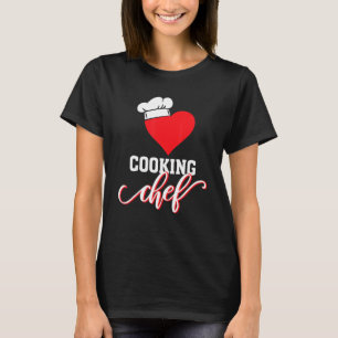 Koken van Chef Kitchen Heart Chef Pet T-shirt