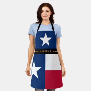 Koken van de keuken Texas & Texas Flag America / C Schort