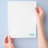 Koken voor plezier flyer (Hand)