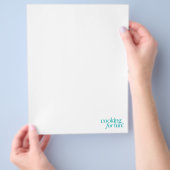 Koken voor snoep flyer (Hand)