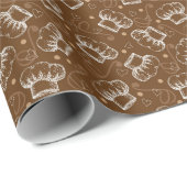 Kokerpatroon met chef-pet cadeaupapier (Rol Hoek)