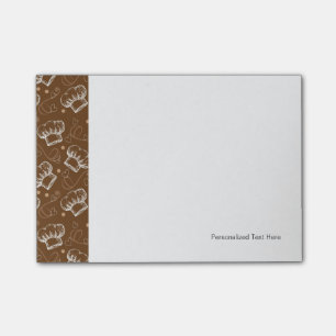 Kokerpatroon met chef-pet post-it® notes