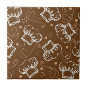 Kokerpatroon met chef-pet tegeltje