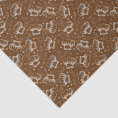 Kokerpatroon met chef-pet tissuepapier (Detail)