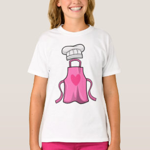 Kokerpron en pet voor het koken met hart t-shirt