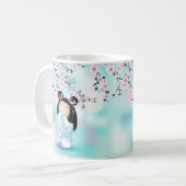 Kokeshi Doll Chibi Cerry Blossoms Café Mug (Devant gauche)