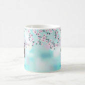 Kokeshi Doll Chibi Cerry Blossoms Café Mug (Centre)