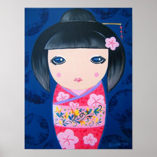 Kokeshi Doll - Harumi Poster (Voorkant)