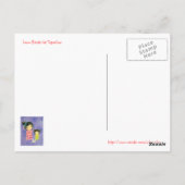 Kokeshi Doll - Liefde bindt ons samen Briefkaart (Achterkant)