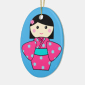 Kokeshi Doll Ornament (Links)