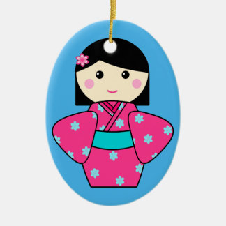 Kokeshi Doll Ornament